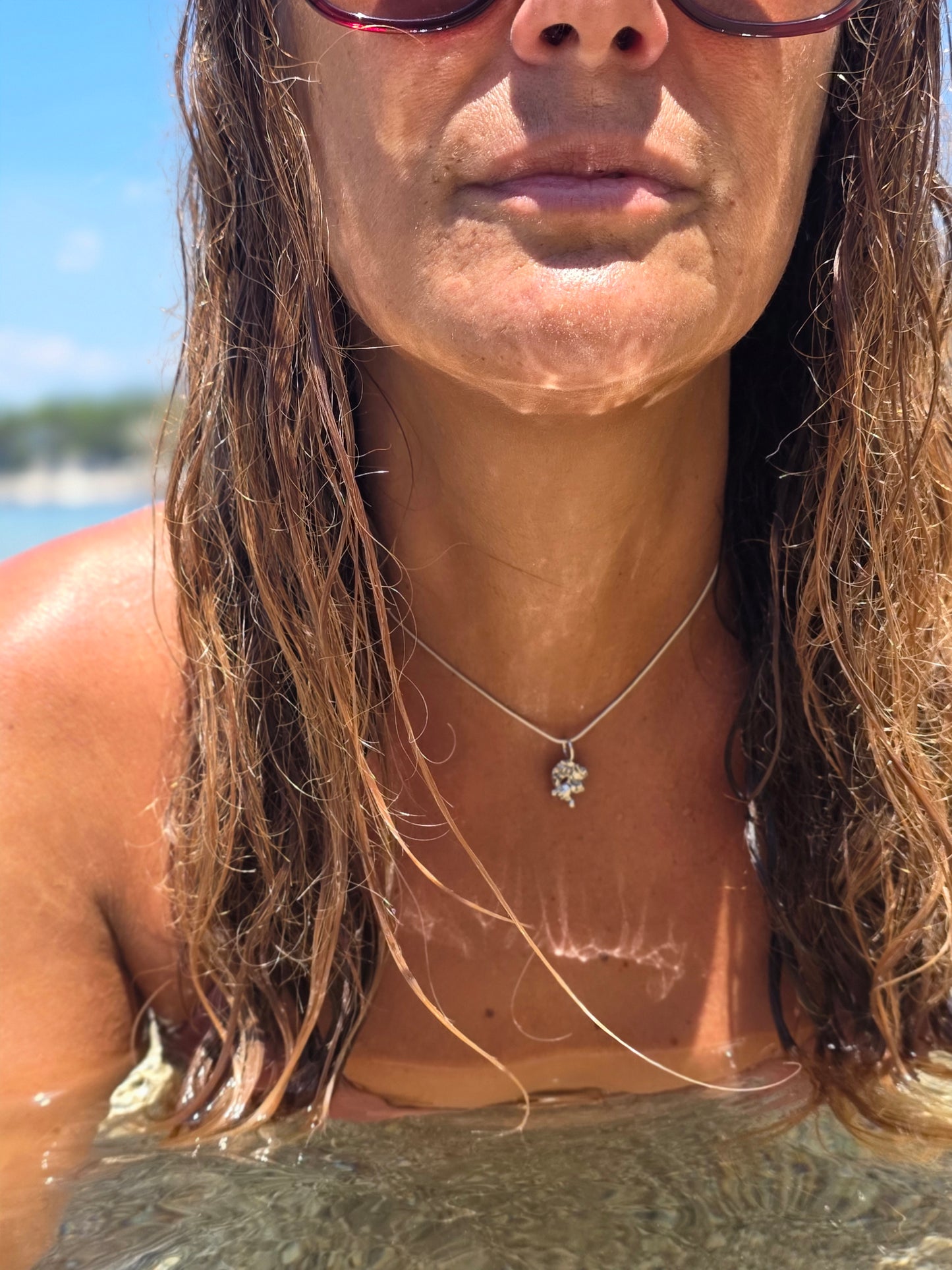 SEA IMPRINT 001 – One of a Kind Sterling Silver Pendant
