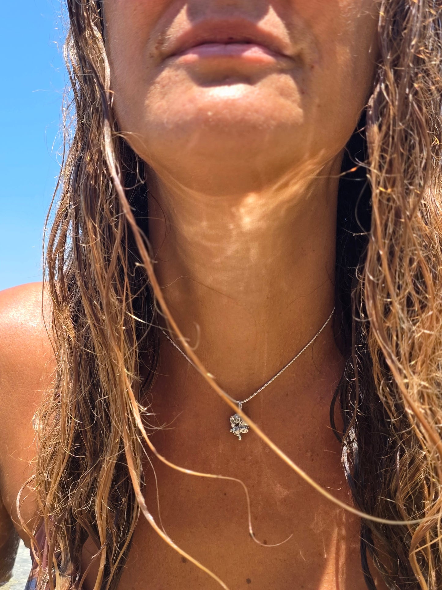 SEA IMPRINT 001 – One of a Kind Sterling Silver Pendant
