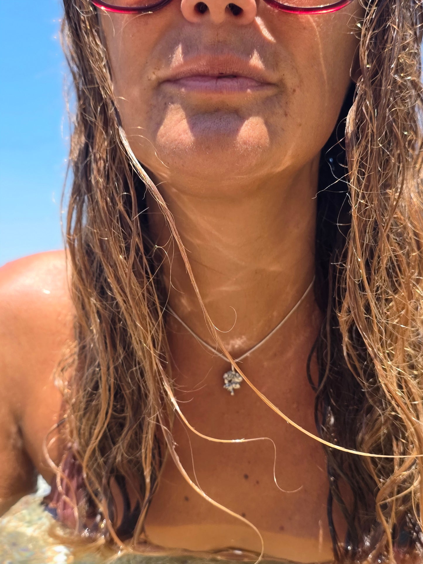 SEA IMPRINT 001 – One of a Kind Sterling Silver Pendant