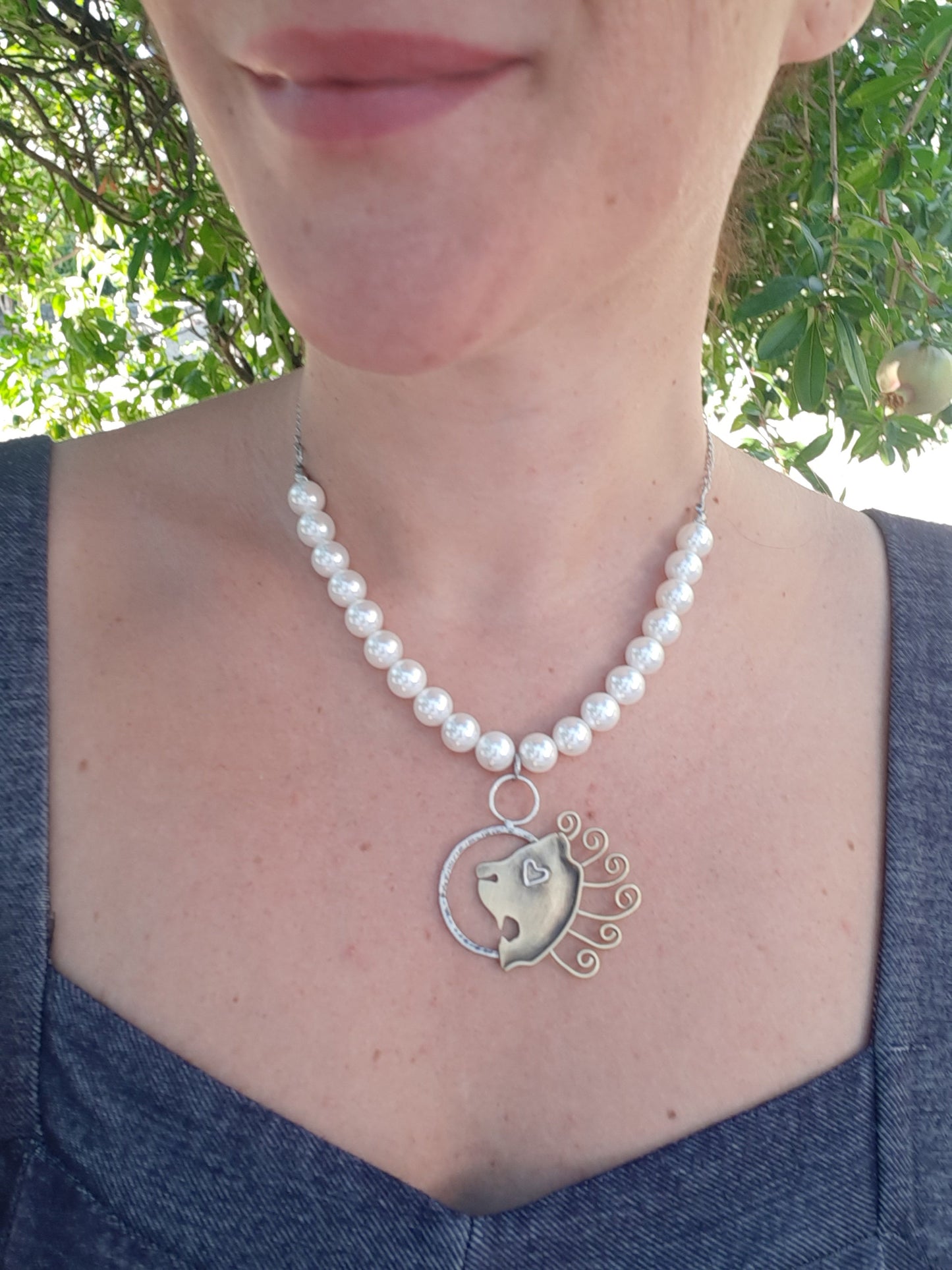 LION HEART – Necklace Inspired by the Legend of Richard the Lionheart