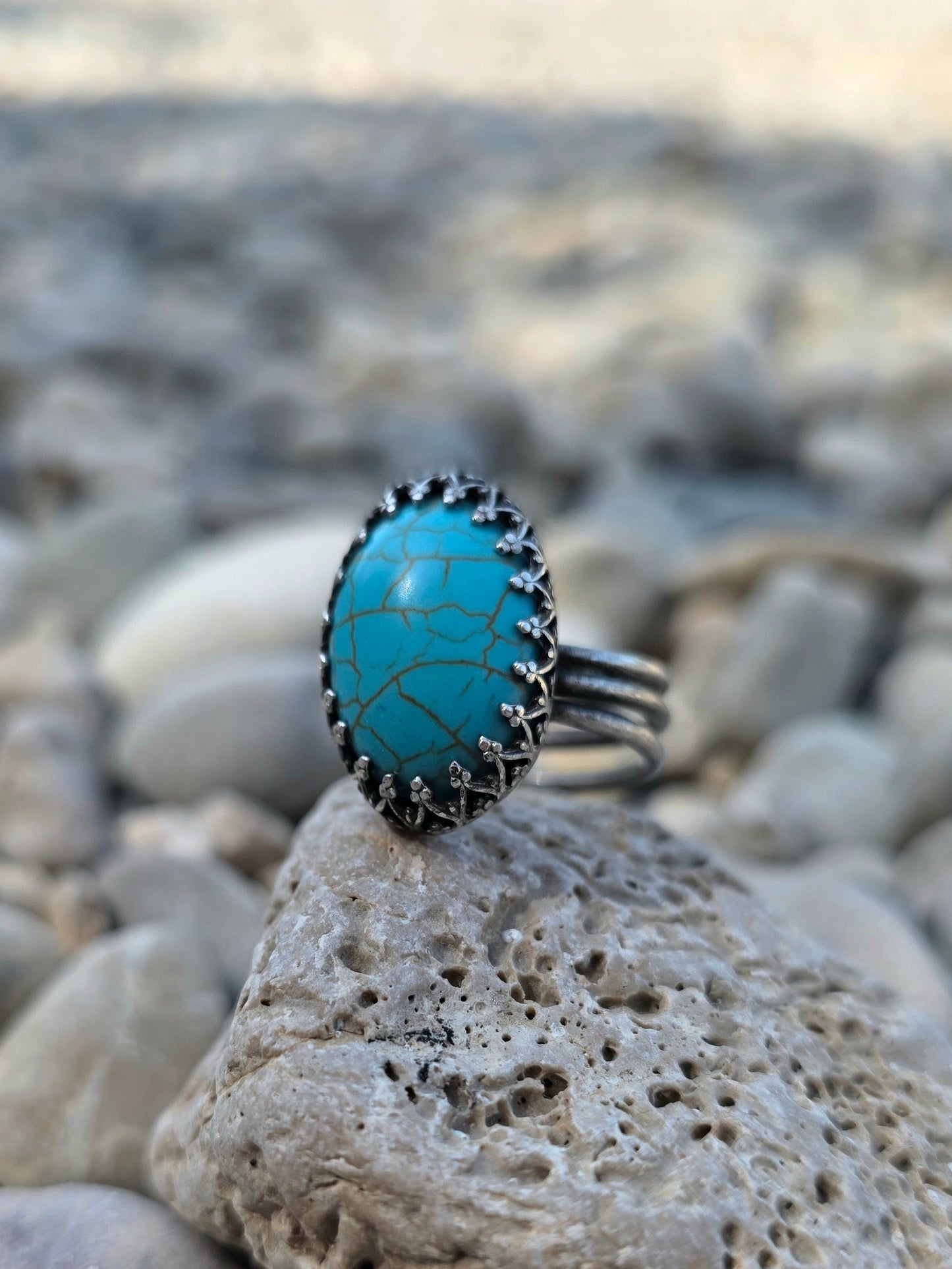 TURQUOISE — Unikatni Srebrni Prsten