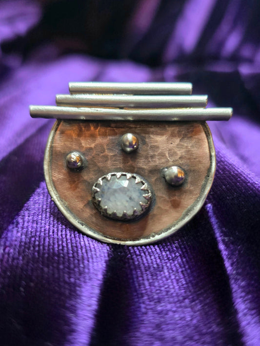 SENTINEL - Unikatni  Prsten s Mjesečevim Kamennom