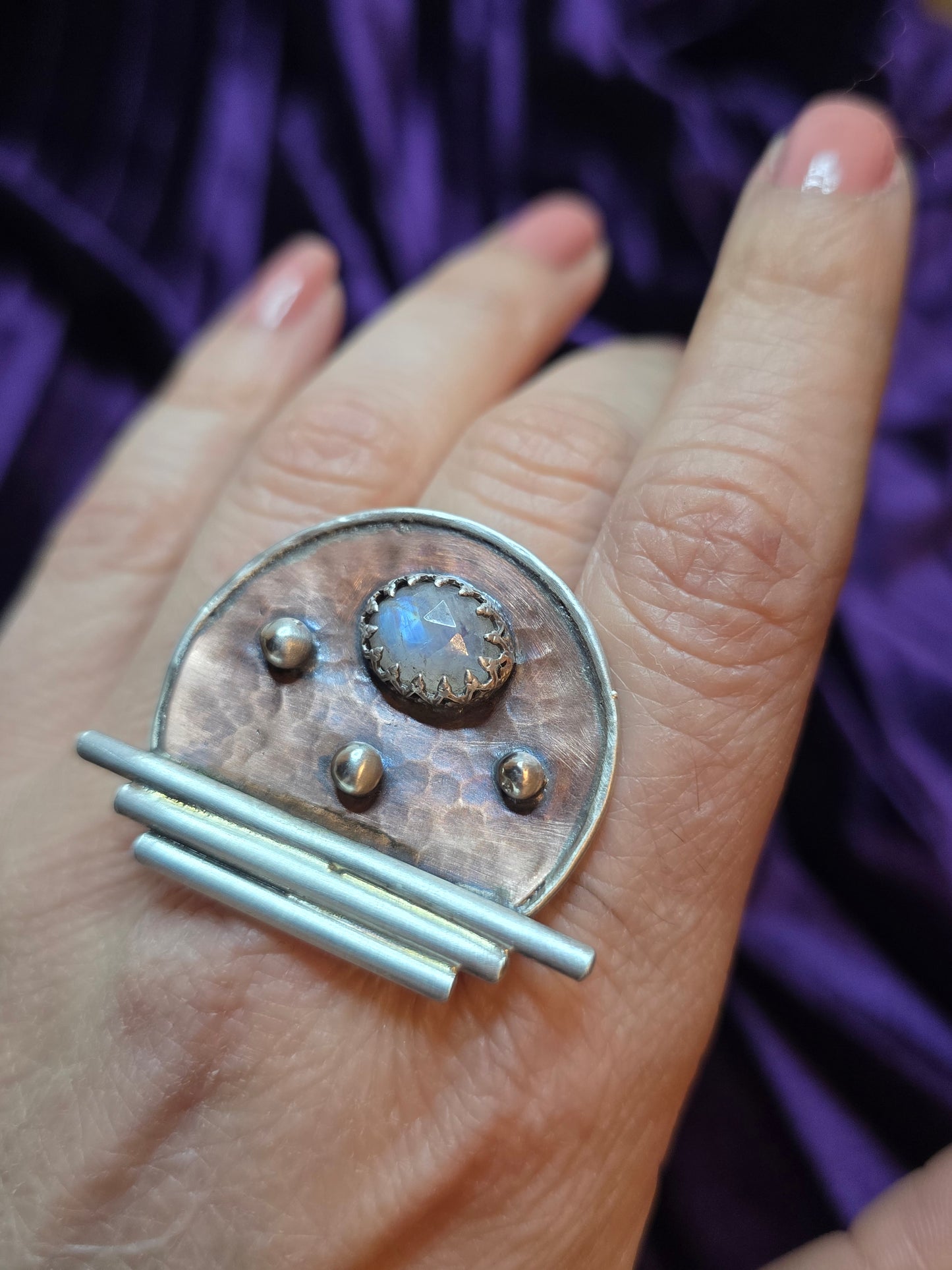 SENTINEL - Unikatni  Prsten s Mjesečevim Kamennom