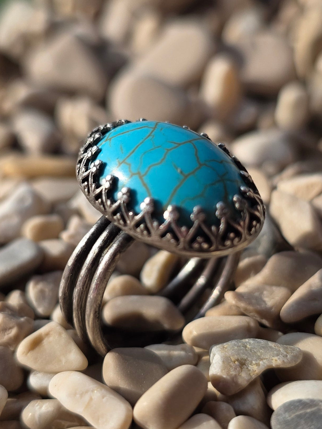 TURQUOISE — Unikatni Srebrni Prsten