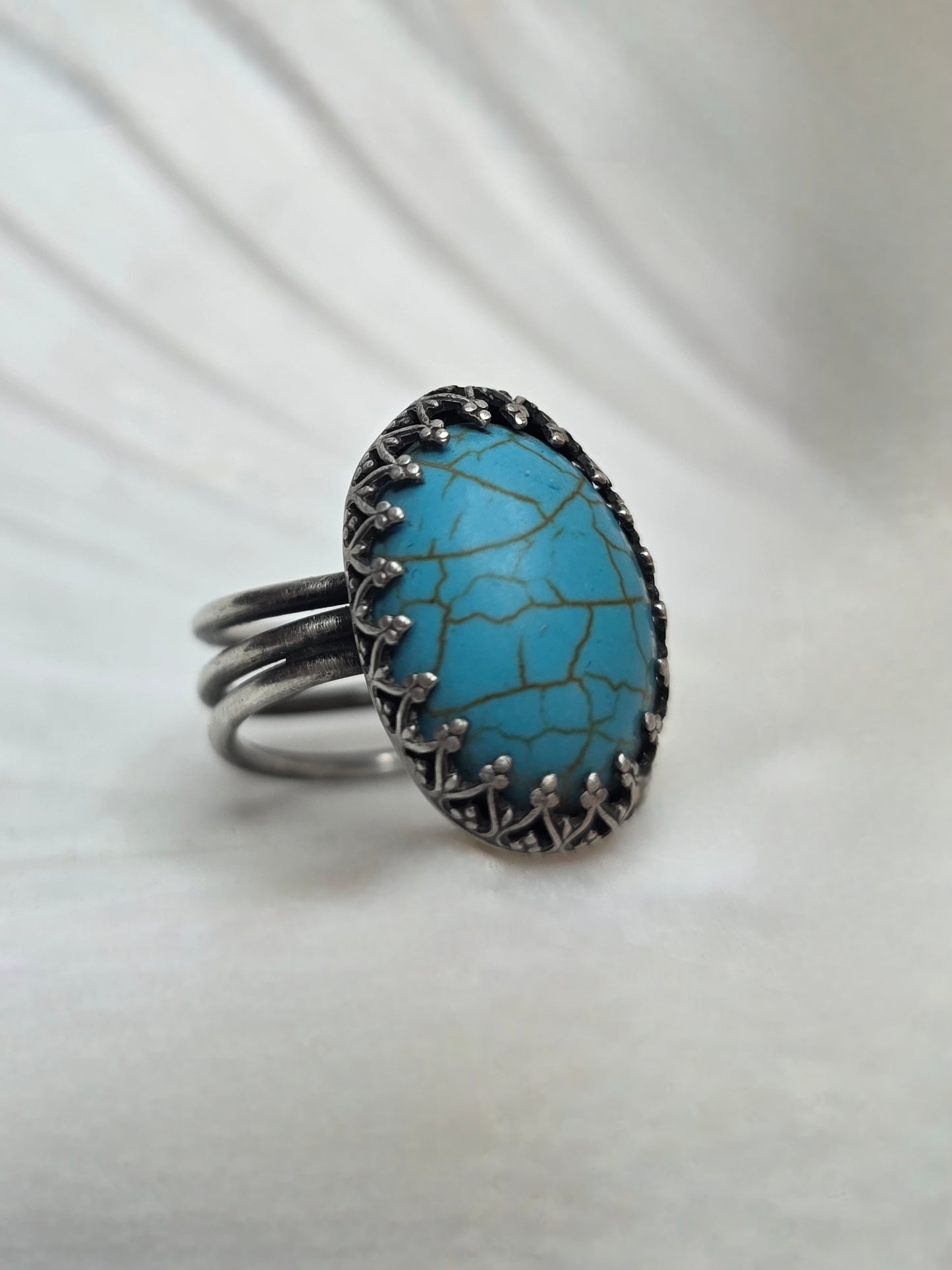 TURQUOISE — Unikatni Srebrni Prsten