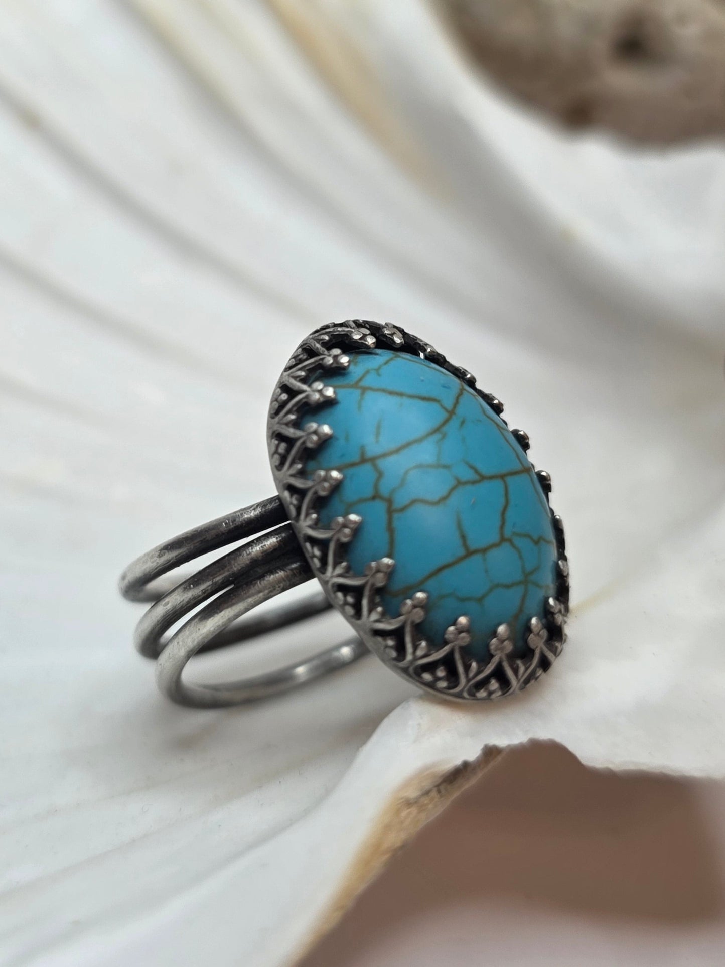 TURQUOISE — Unikatni Srebrni Prsten